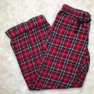 Denver Hayes Pajama Pants  Red Plaid Size Medium